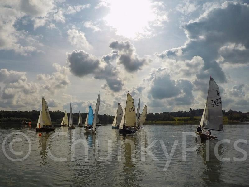 Sunday Pursuit during the National 12 85th Anniversary Event at Northampton photo copyright Anthony York / www.chunkypics.co.uk taken at Northampton Sailing Club and featuring the National 12 class