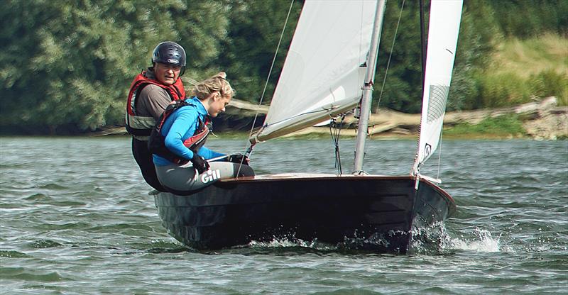 John and Cat Sears during the National 12 85th Anniversary Event at Northampton photo copyright Kevan Bloor taken at Northampton Sailing Club and featuring the National 12 class