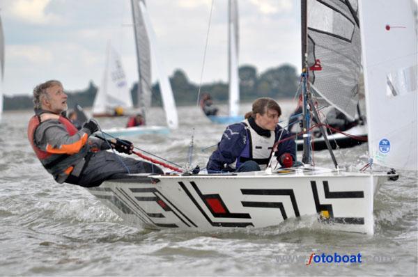 N12 Burton Week 2011 photo copyright Richard Janulewicz / www.fotoboat.com taken at Brightlingsea Sailing Club and featuring the National 12 class