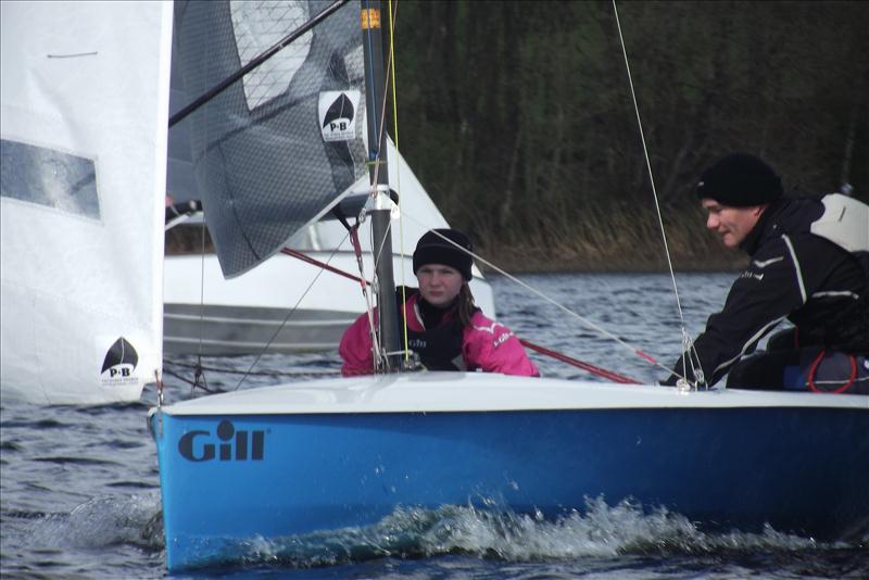 2012 Scottish N12 Champions Steve Sallis and Tanya Copsey photo copyright Allan Doyle taken at Annandale Sailing Club and featuring the National 12 class