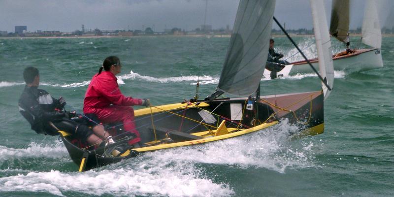 Burton Week for the National 12 fleet at Hayling photo copyright N Copsey taken at Hayling Island Sailing Club and featuring the National 12 class