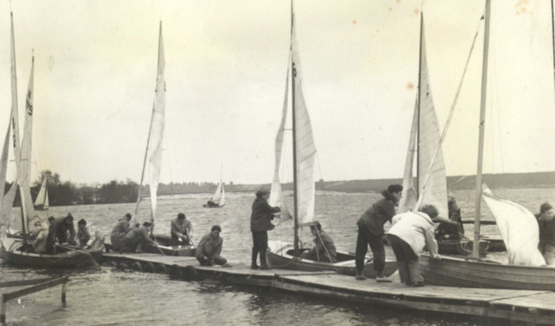 National 12's racing at Frensham Pond Sailing Club in 1953 - photo © FPSC