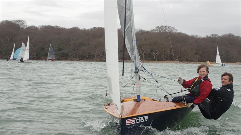 Last race in the Chichester Yacht Club Snowflake Series 2017/2018 photo copyright CYC taken at Chichester Yacht Club and featuring the National 12 class