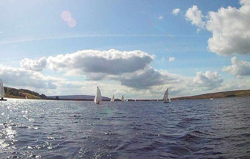 View from the front - National 12 racing in the Gul Watersports Series at Yorkshire Dales  photo copyright Graham Camm taken at Yorkshire Dales Sailing Club and featuring the National 12 class