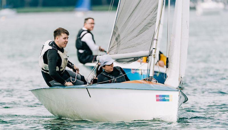 Adam Fuller and Saffron Hill - National 12 Dinghy Shack Series at Royal Harwich (Smugglers' Trophy weekend) photo copyright Pavel Kricka taken at Royal Harwich Yacht Club and featuring the National 12 class