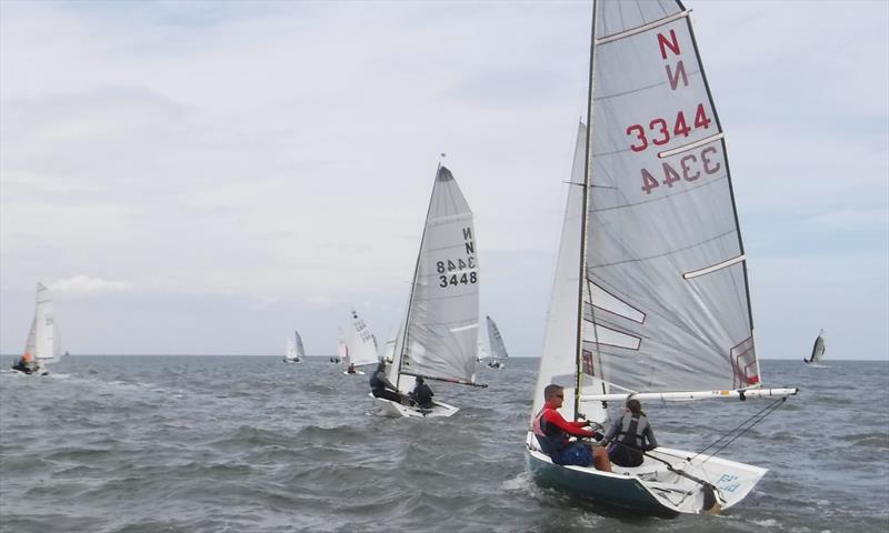 National 12s at North West Norfolk Week 2022 - Snettisham Beach SC photo copyright SBSC taken at Snettisham Beach Sailing Club and featuring the National 12 class