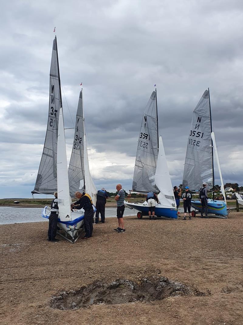 National 12s at North West Norfolk Week 2022 - launching at Brancaster - photo © Rosie Gore