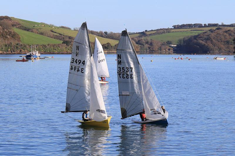 Salcombe Yacht Club Winter Series Race 3 photo copyright Lucy Burn taken at Salcombe Yacht Club and featuring the National 12 class