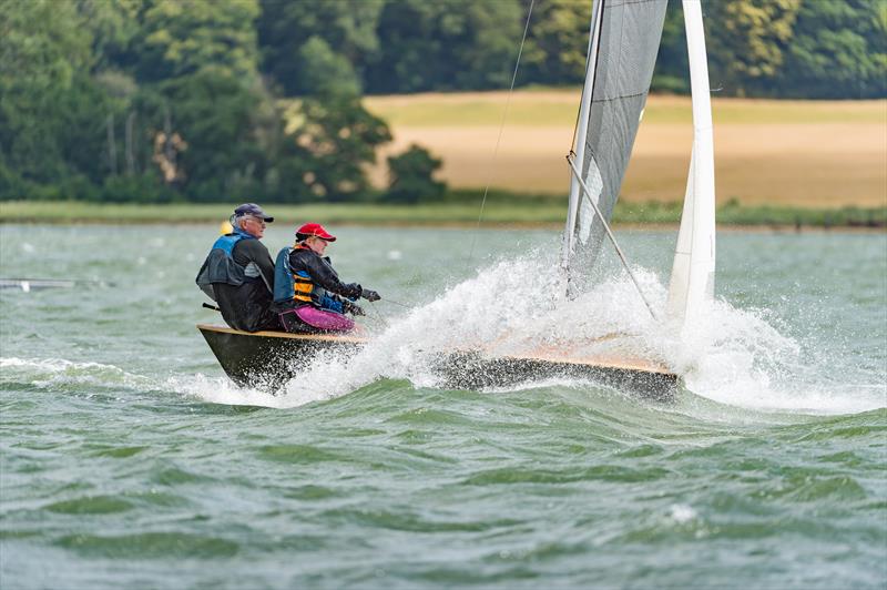 Stephen Le Grys & Sabrina Ireland during the National 12 Dinghy Shack Series at Royal Harwich Yacht Club photo copyright Pavel Kricka taken at Royal Harwich Yacht Club and featuring the National 12 class