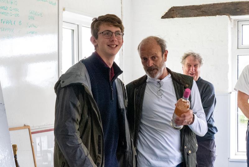 Third place and Vintage winner, Graham Marshall and Matthew Wherry - N12 Naburn Paddle event at Yorkshire Ouse photo copyright Margaret Purkis taken at Yorkshire Ouse Sailing Club and featuring the National 12 class