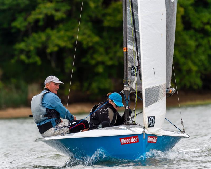 Steve and Joanne Sallis, winners of Race 3 - N12 90th Anniversary at Royal Harwich YC photo copyright Pavel Kricka taken at Royal Harwich Yacht Club and featuring the National 12 class