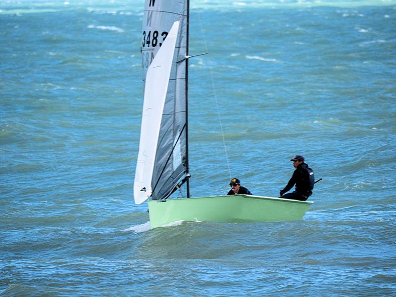 Rory Gifford and Ben Whaley, series leader after day 3 of National 12 Burton Week at Shoreham photo copyright Margaret Purkis taken at Shoreham Sailing Club and featuring the National 12 class