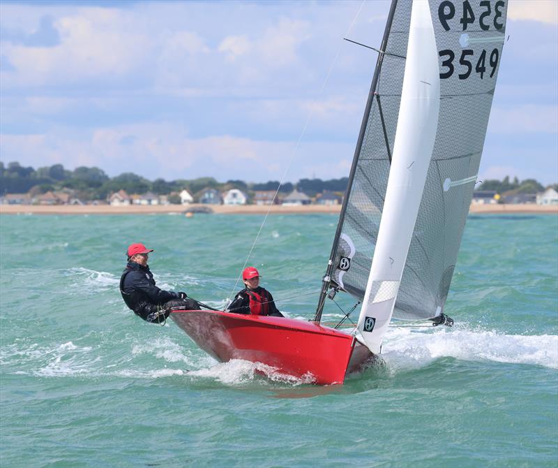 National 12 Burton Week at Shoreham Day 3 photo copyright Warwick Baker / www.warwickpics.co.uk taken at Shoreham Sailing Club and featuring the National 12 class