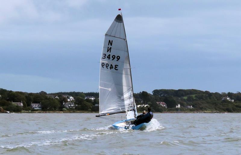  Philip David and Trudie Mitchell, powering their way to 2nd overall during the Scottish National 12 Championship at Solway Yacht Club photo copyright John Sproat taken at Solway Yacht Club and featuring the National 12 class