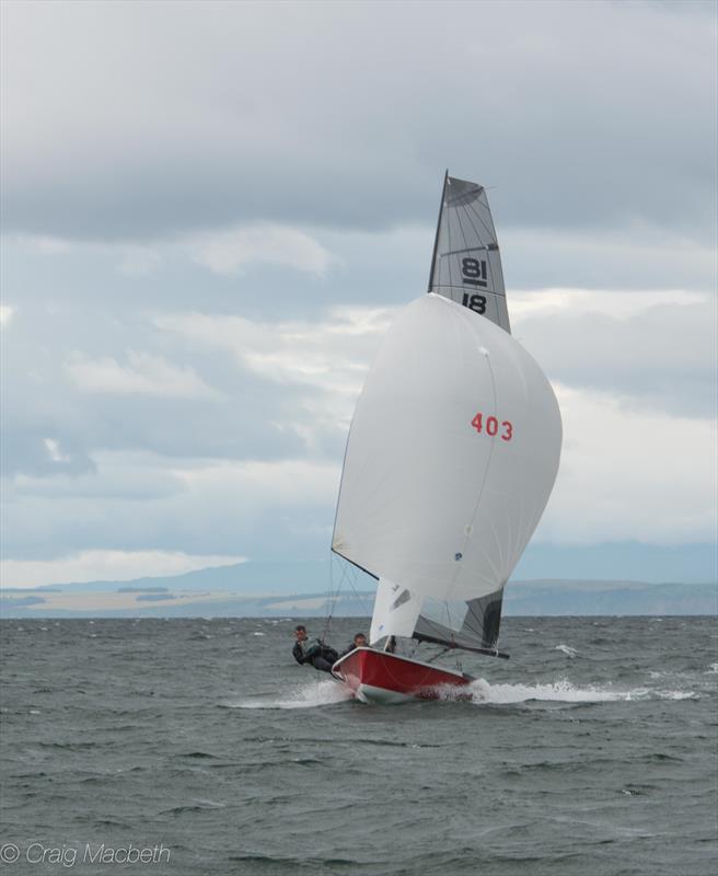 National 18 Championships at Royal Findhorn YC photo copyright Craig Macbeth taken at Royal Findhorn Yacht Club and featuring the National 18 class