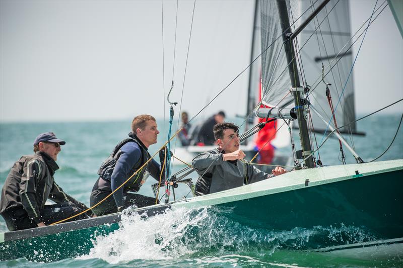 National 18 Championship at Hayling Island photo copyright Angus Peel / www.proaction.co taken at Hayling Island Sailing Club and featuring the National 18 class