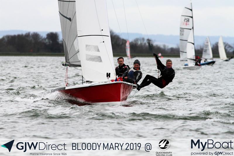GJW Direct Bloody Mary 2019 photo copyright Mark Jardine taken at Queen Mary Sailing Club and featuring the National 18 class