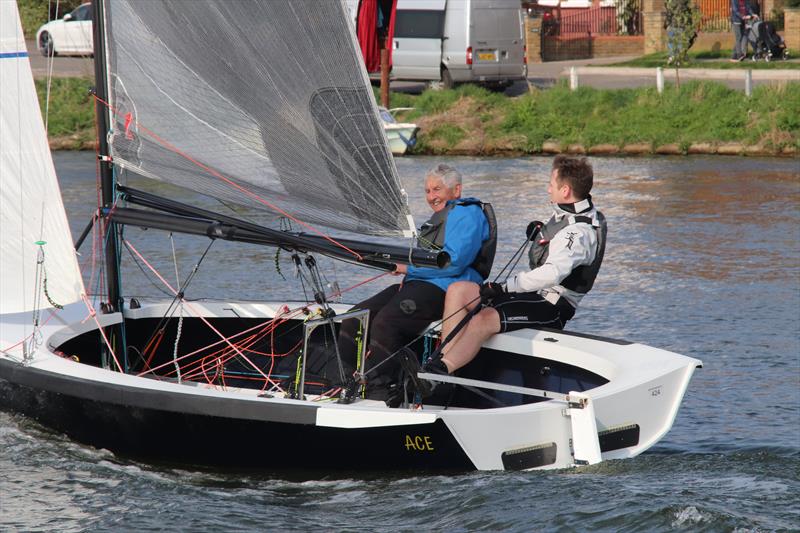 Ollie Houseman and Jeremy Vines in Ace clinch the Tamesis Club National 18 Spring Challenge photo copyright Carolyne Vines taken at Tamesis Club and featuring the National 18 class