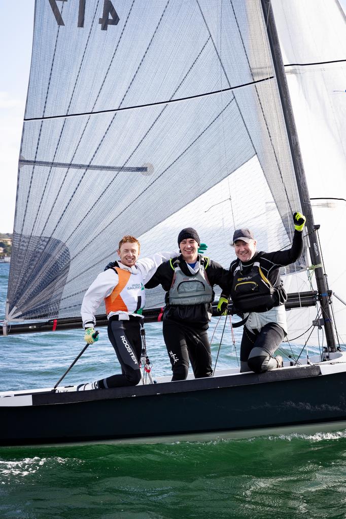 Ger Owens wins 2021 All Ireland Sailing Championship in Crosshaven photo copyright David Branigan / Oceansport taken at Royal Cork Yacht Club and featuring the National 18 class