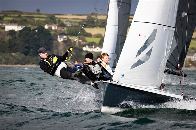 Ger Owens wins 2021 All Ireland Sailing Championship in Crosshaven photo copyright David Branigan / Oceansport taken at Royal Cork Yacht Club and featuring the National 18 class