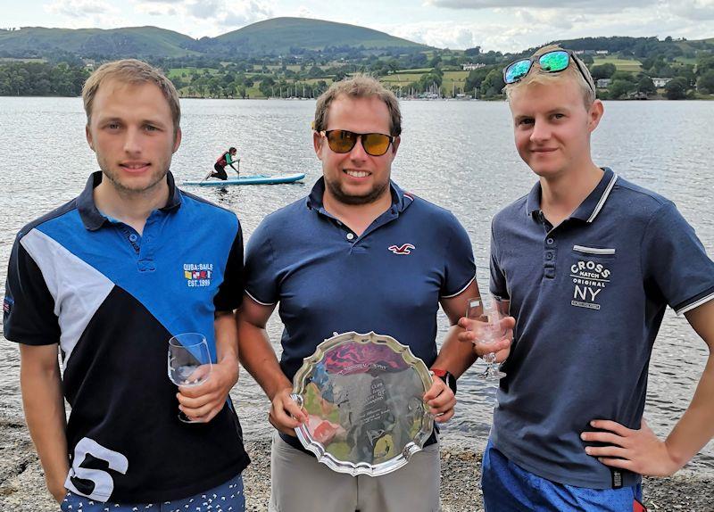 Peter Gray, Simon Forbes and Sam Jones win the Lord Birkett Memorial Trophy 2019 at Ullswater - photo © Sue Giles