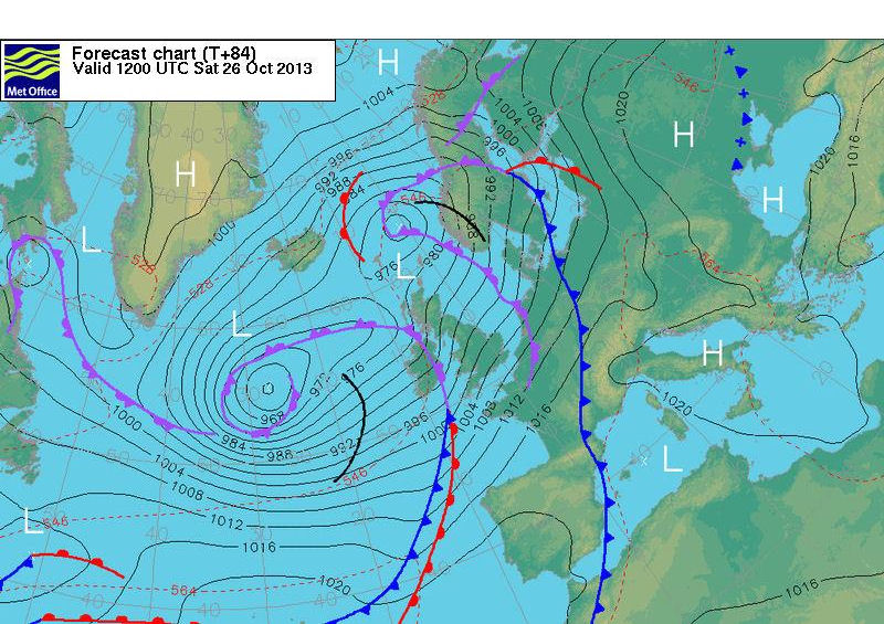 Uk Surface Pressure Charts