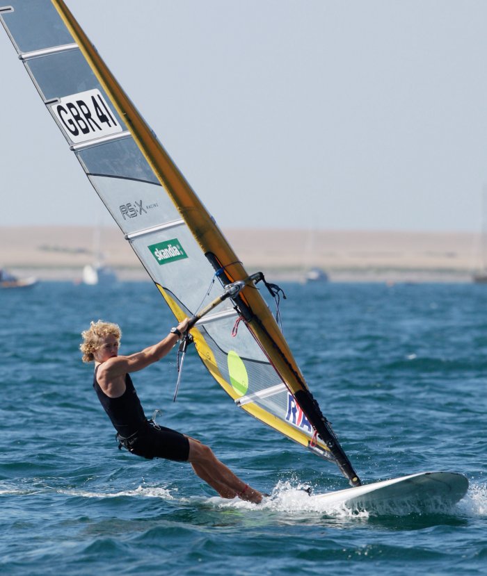 Ali Masters takes silver for Britain in the Skandia Sail for Gold Regatta photo copyright onEdition taken at Weymouth & Portland Sailing Academy and featuring the RS:X class