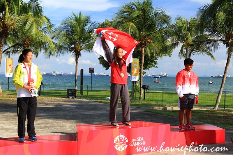 Southeast Asian Games day 5 photo copyright Howie Photogaphy / www.howiephoto.com taken at Singapore Sailing Federation and featuring the RS:X class