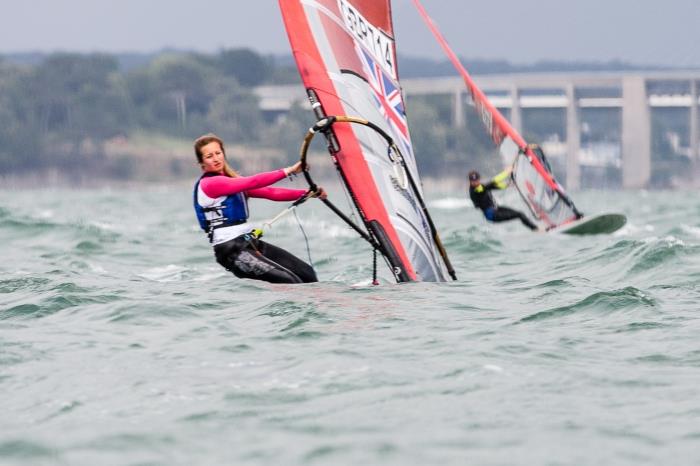 Emily Hall at the EUROSAF Youth 2015 day 2 at Brest - photo © Christian Chardon / Eurosaf Youth