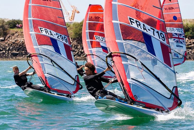 EUROSAF Youth Championships 2015 day 5 at Brest photo copyright Christian Chardon / Eurosaf Youth taken at  and featuring the RS:X class