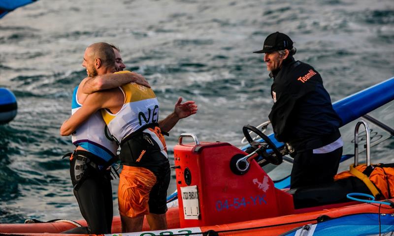 Van Rijsselberghe and Dempsey claim first sailing medals at the Rio 2016 Olympic Sailing Competition - photo © Sailing Energy / World Sailing