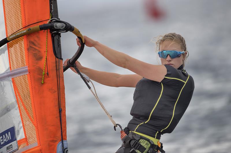 Izzy Hamilton on day 3 of World Cup Hyères - photo © Richard Langdon / British Sailing Team