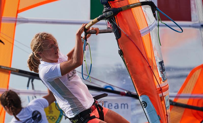 Emma Wilson during the 2017 RS:X Worlds at Enoshima, Japan - photo © Robert Hajduk / www.Shuttersail.com