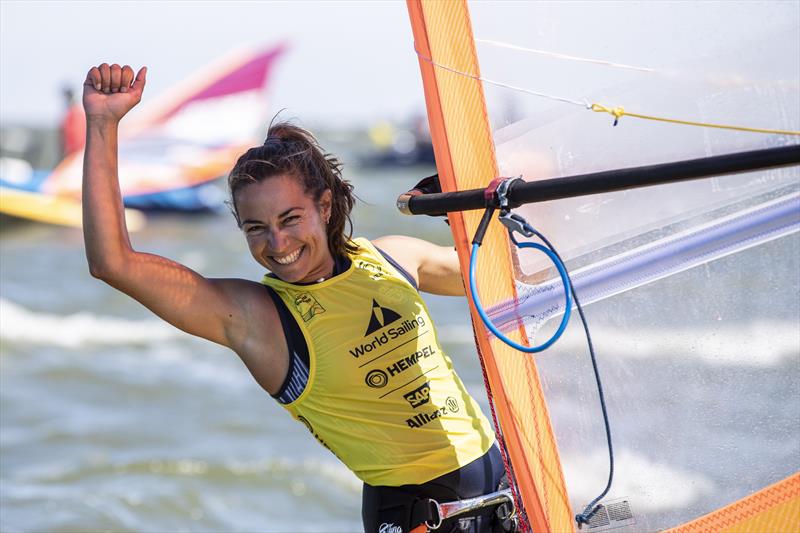 Italy's Marta Maggetti wins the Women's RS:X class at the Hempel World Cup Series - Allianz Regatta in Medemblik photo copyright Sander van der Borch / Allianz Regatta taken at Regatta Center Medemblik and featuring the RS:X class