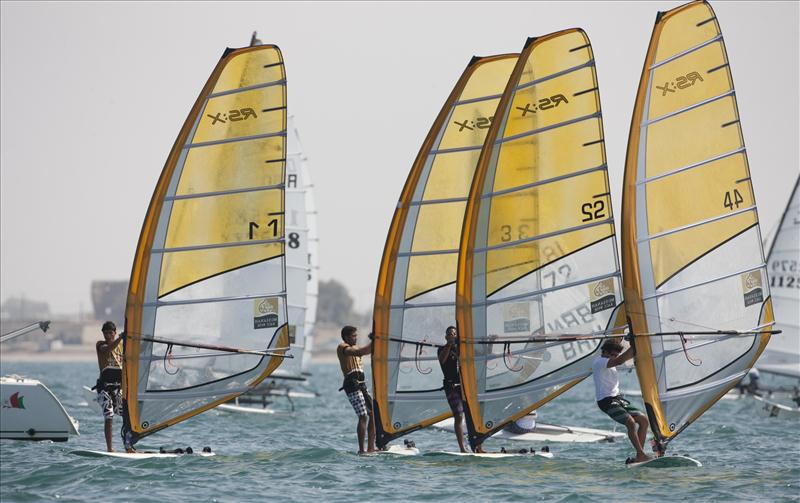 Oman Sail's Mussanah Race Week officially opens photo copyright Mark Lloyd taken at  and featuring the RS:X class