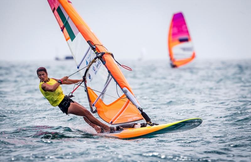 Italian Girls RS:X sailor - Giorgia Speciale at the Youth Sailing Worlds in Sanya - photo © Jesus Renedo / Sailing Energy / World Sailing