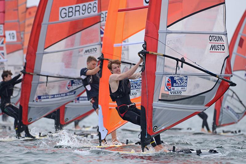 2018 RS:X Youth National Championships - Day 1 photo copyright Rick Tomlinson / RYA taken at Weymouth & Portland Sailing Academy and featuring the RS:X class