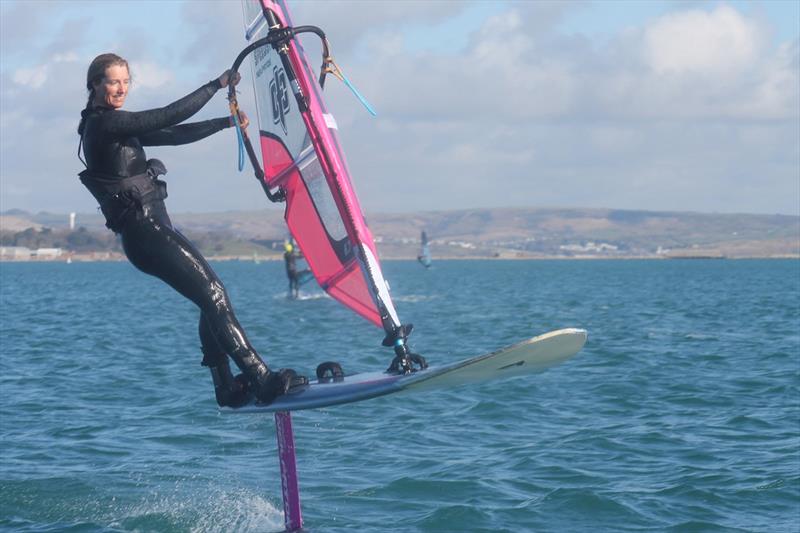 WINDfoil Training photo copyright Sara Mills taken at Royal Yachting Association and featuring the RS:X class