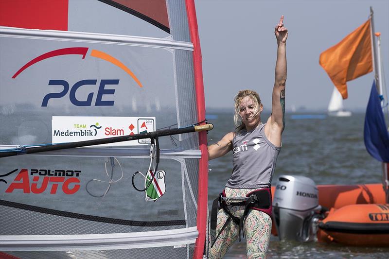 Zofia NOCETI KLEPACKA (POL), RS:X Women - 2018 Medemblik Regatta - Day 5 - photo © Sander van der Borch