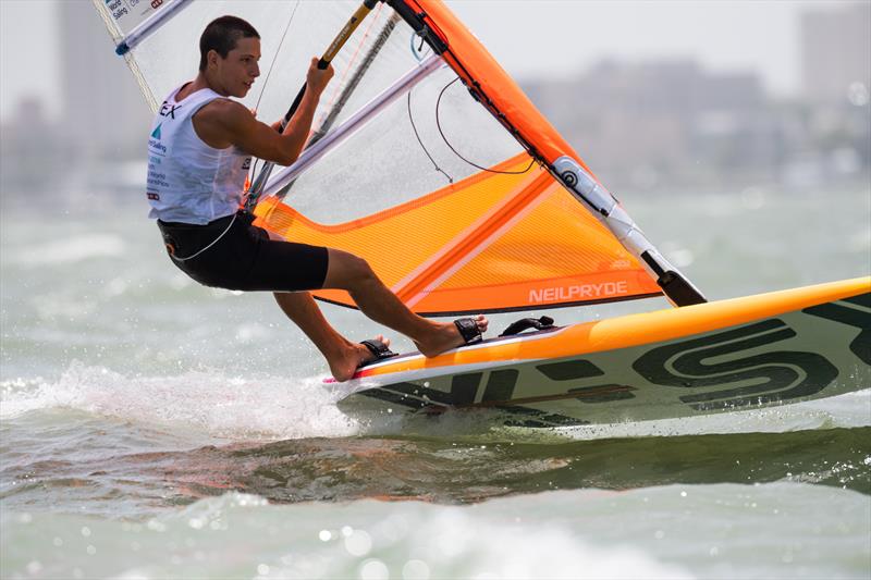 Mens RS:X - Youth Worlds 2018, Corpus Christi - Day 1 photo copyright Jen Edney / World Sailing taken at  and featuring the RS:X class