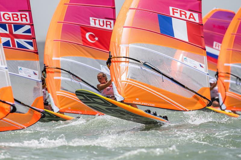 Womens RS:X - Youth Worlds 2018, Corpus Christi - Day 1 photo copyright Jen Edney / World Sailing taken at  and featuring the RS:X class