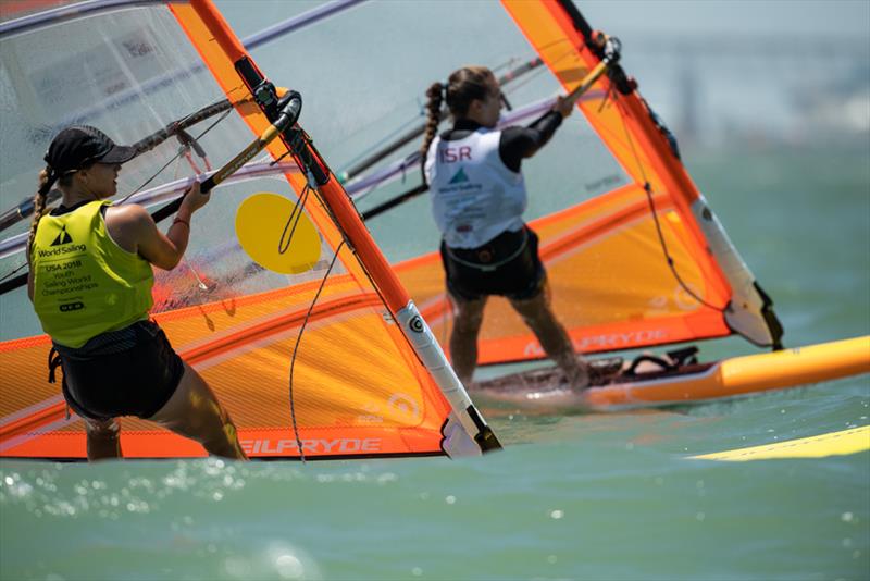 NZL Womens RS:X - Youth World Sailing Championships, July 2018, Corpus Christi, Texas photo copyright Jen Edney / World Sailing taken at  and featuring the RS:X class