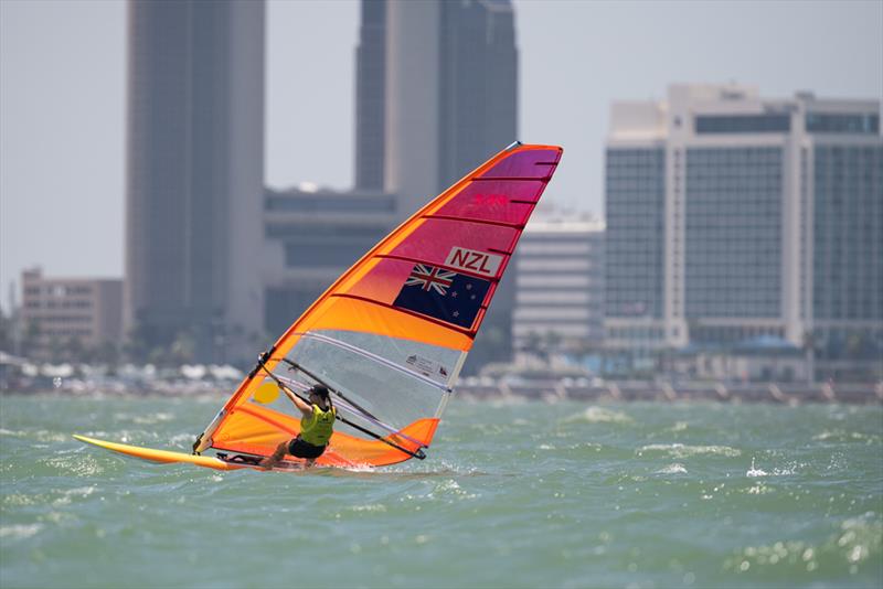 NZL - Womens RS:X - Youth Sailing World Championships  - Final Day, Corpus Christi, Texas, USA photo copyright Jen Edney / World Sailing taken at  and featuring the RS:X class