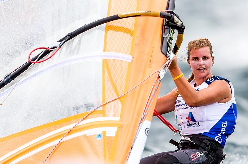 Veerle ten Have (NZL) - RS:X - Day 4 - Hempel Sailing World Championships, Aarhus - August 2018 - photo © Sailing Energy / World Sailing