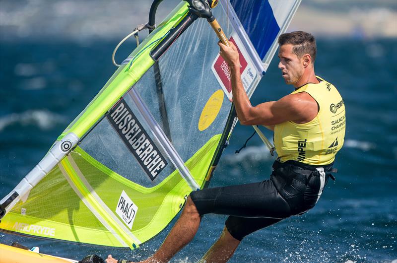 Dorian van Rijsselberghe (NED) - RS:X - Day 10 - Hempel Sailing World Championships, Aarhus, Denmark, August 2018 photo copyright Sailing Energy / World Sailing taken at  and featuring the RS:X class