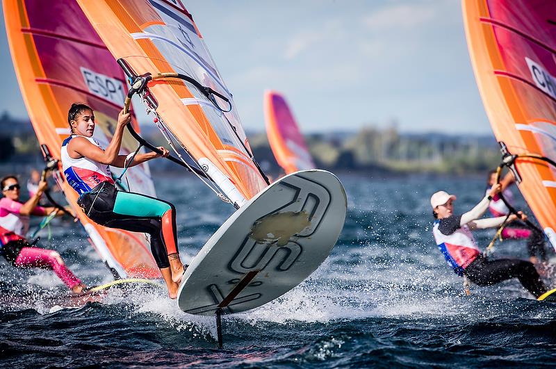 Womens RS:X - Day 10 - Hempel Sailing World Championships, Aarhus, Denmark, August 10, 2018 - photo © Sailing Energy / World Sailing