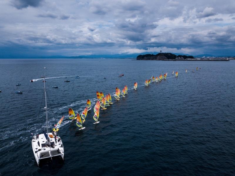 RS:X fleet - World Cup Series Enoshima - photo © Sailing Energy / World Sailing