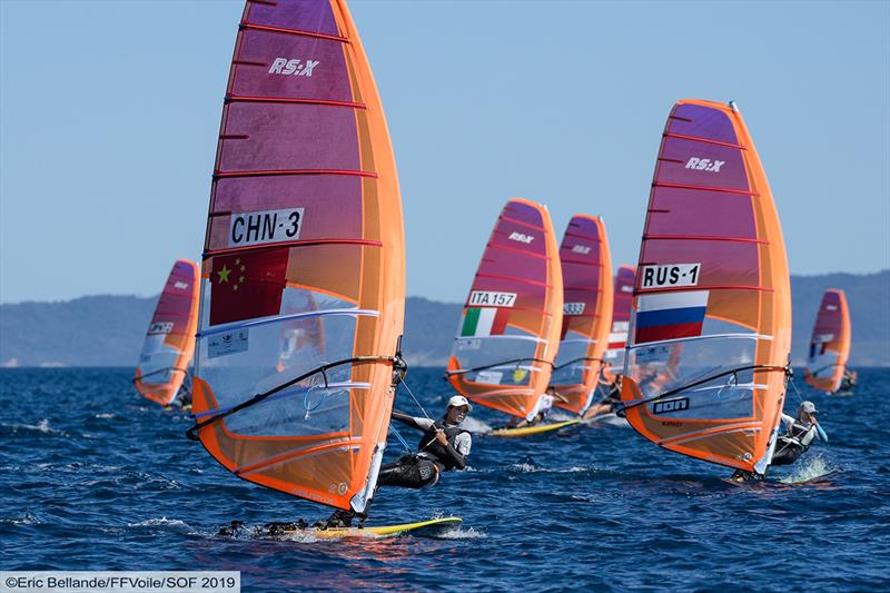 51st Semaine Olympique Française - Day 1 photo copyright Eric Bellande taken at  and featuring the RS:X class
