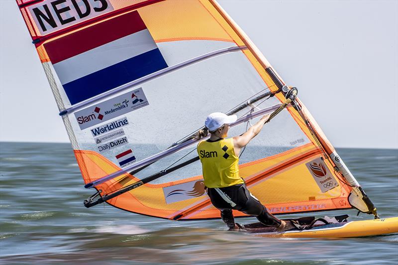 Kiran Badloe, RS:X Heren (NED) - Medemblik Regatta Nautical Festival - Day 4 photo copyright Sander van der Borch taken at  and featuring the RS:X class