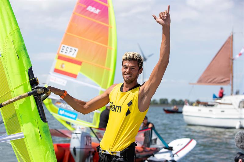 Kiran Badloe (NED), RS:X Men - Medemblik Regatta Nautical Festival 2019 photo copyright Sander van der Borch taken at  and featuring the RS:X class